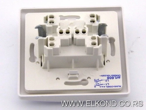 PREKIDAČ UNAKRSNI PRESTIGE 608.000 BELA