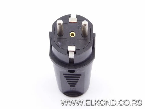 UTIKAČ 2 POL GUMENI ALING 304.13