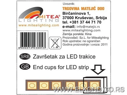 ZAVRŠETAK ZA LED TRAKU