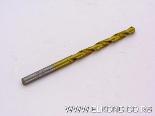 BURGIJA SPIRALNA  3.8 MM HSS TITAN. METAL,DRVO