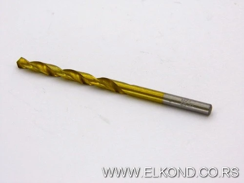 BURGIJA SPIRALNA  4.8 MM HSS TITAN. METAL,DRVO