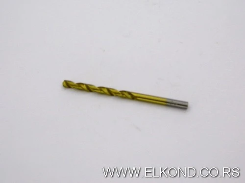 BURGIJA SPIRALNA  5.0 MM HSS TITAN. METAL,DRVO