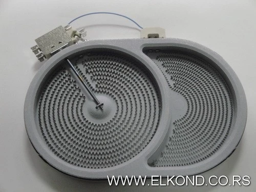 GREJNA PLOČA ZA RAVNU PLOČU 230V/2400/1600W265X175