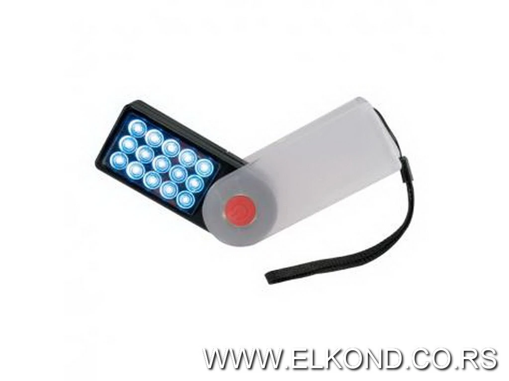 BATERIJSKA LAMPA 15LED+1LED 3X1.5V AAA