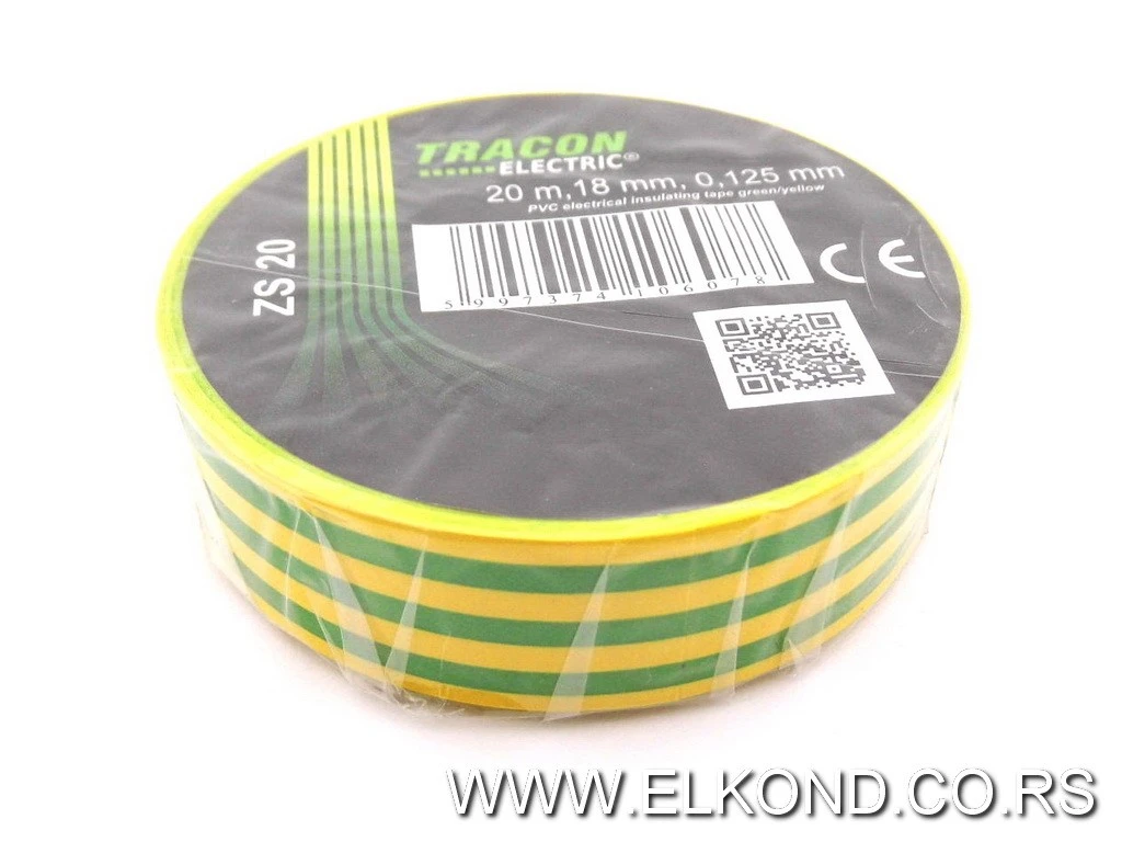 IZOLIR TRAKA 20m  ŽUTA /ZELENA