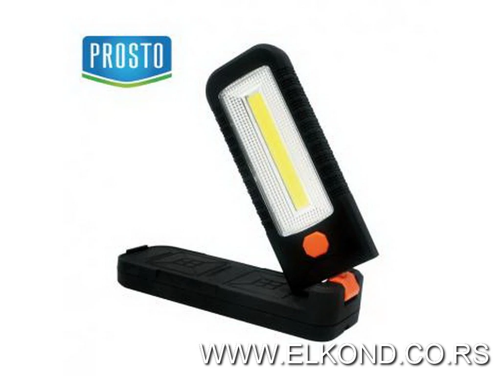 BATERIJSKA LAMPA  3W COB+4LED PROSTO