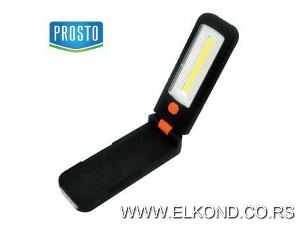 BATERIJSKA LAMPA  3W COB+4LED PROSTO