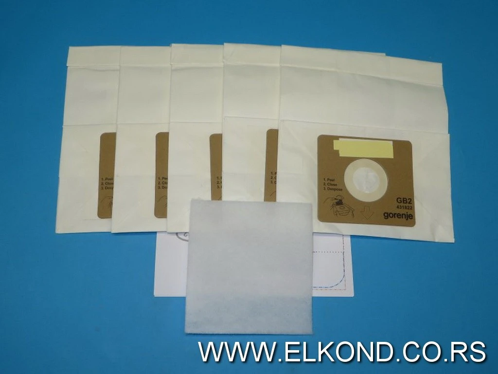PAPIRNA KESA USISIVAČA GORENJE UNIVERZALNA GB2 SET