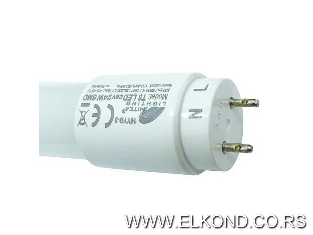LED CEV 24W 6500K 150CM G13 190* 2200lm MITEA