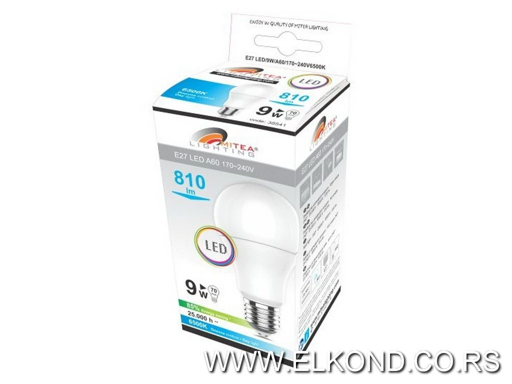 LED SIJALICA  9W E27 6500K 170-240V MITEA