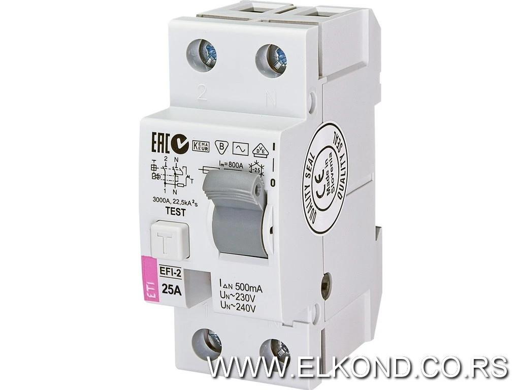 FID SKLOPKA 25A 500mA ETI monofazni