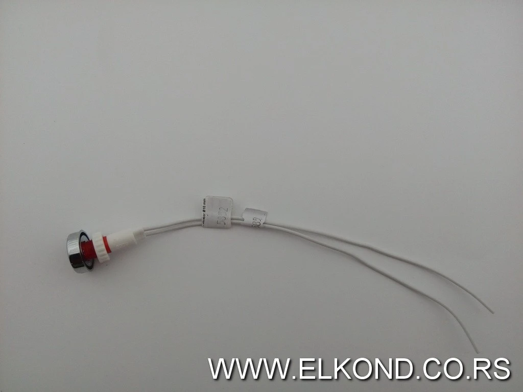 SIGNALNA SIJALICA 220V FI-10MM CRVENA