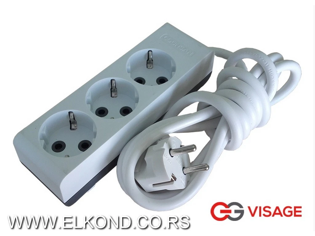 PRODUŽNI KABEL  3/2M VISAGE 302
