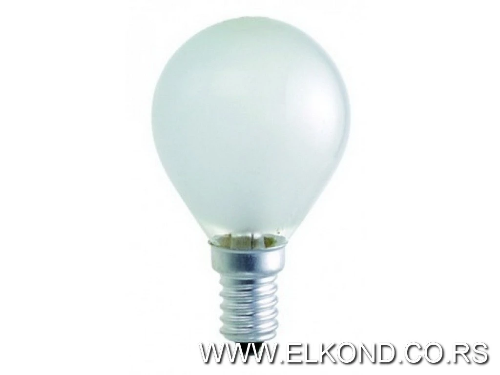 SIJALICA  40W E14 MANJA KUGLA MAT