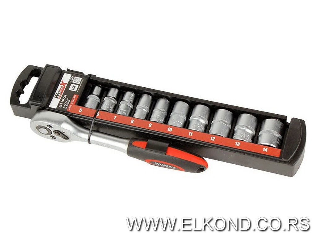 KLJUČEVI 1/4 SA RAČNOM SET 11/1