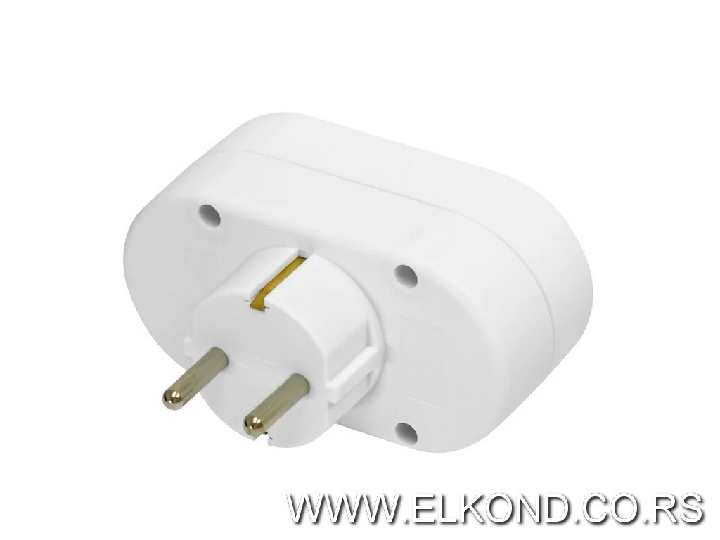 RAZVODNIK 2 ŠUKO 220V BELA PROSTO