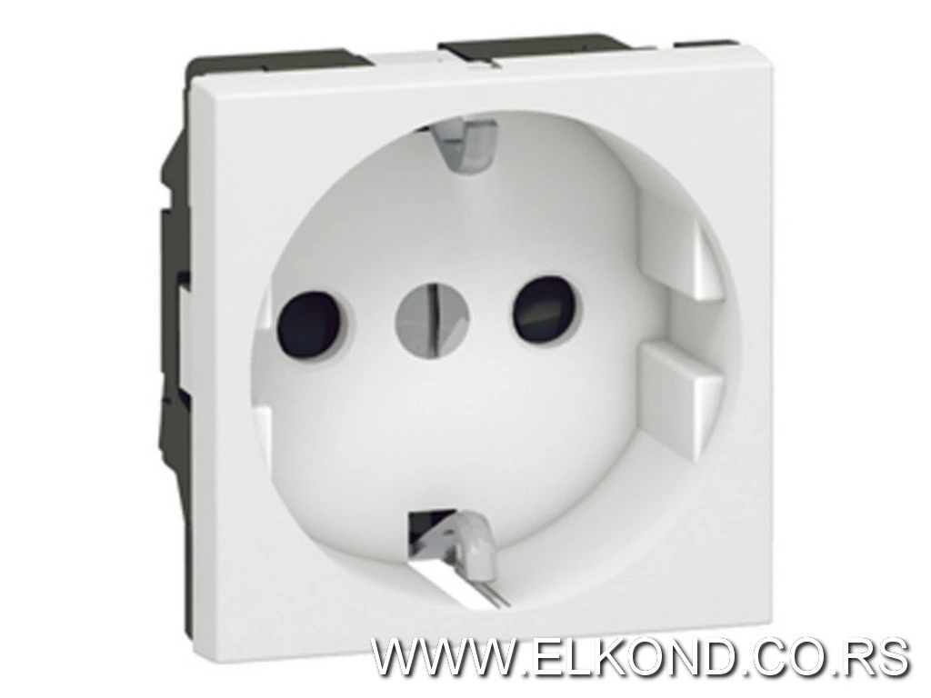 PRIKLJUČNICA 2POL +E BELA MOSAIC LEGRAND 278210L
