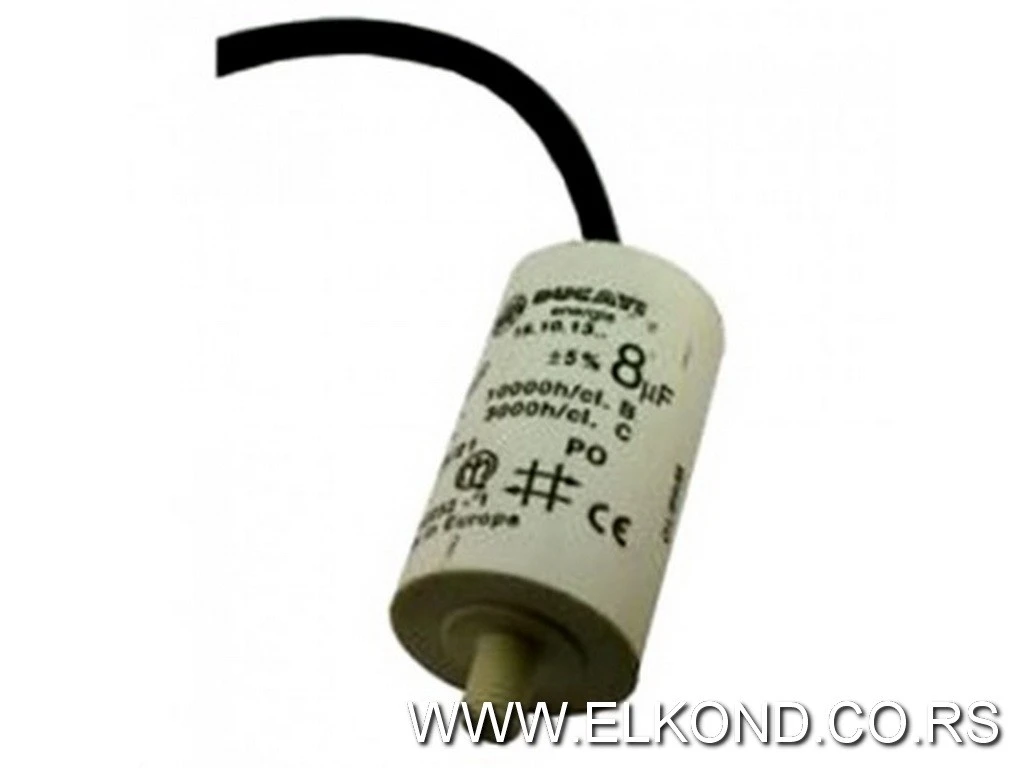 KONDENZATOR  8 MF SA KABLOM