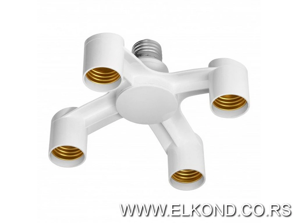 ADAPTER ZA GRLO SIJALICE E27/4XE27 VIRONE