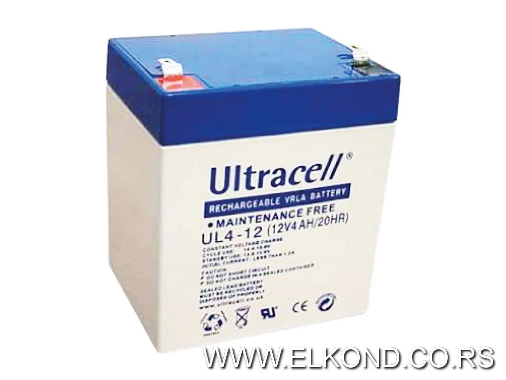 AKUMULATOR ŽELE 12V 4Ah 90X70X107mm