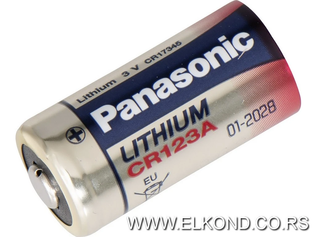 BATERIJA PANASONIC CR123A