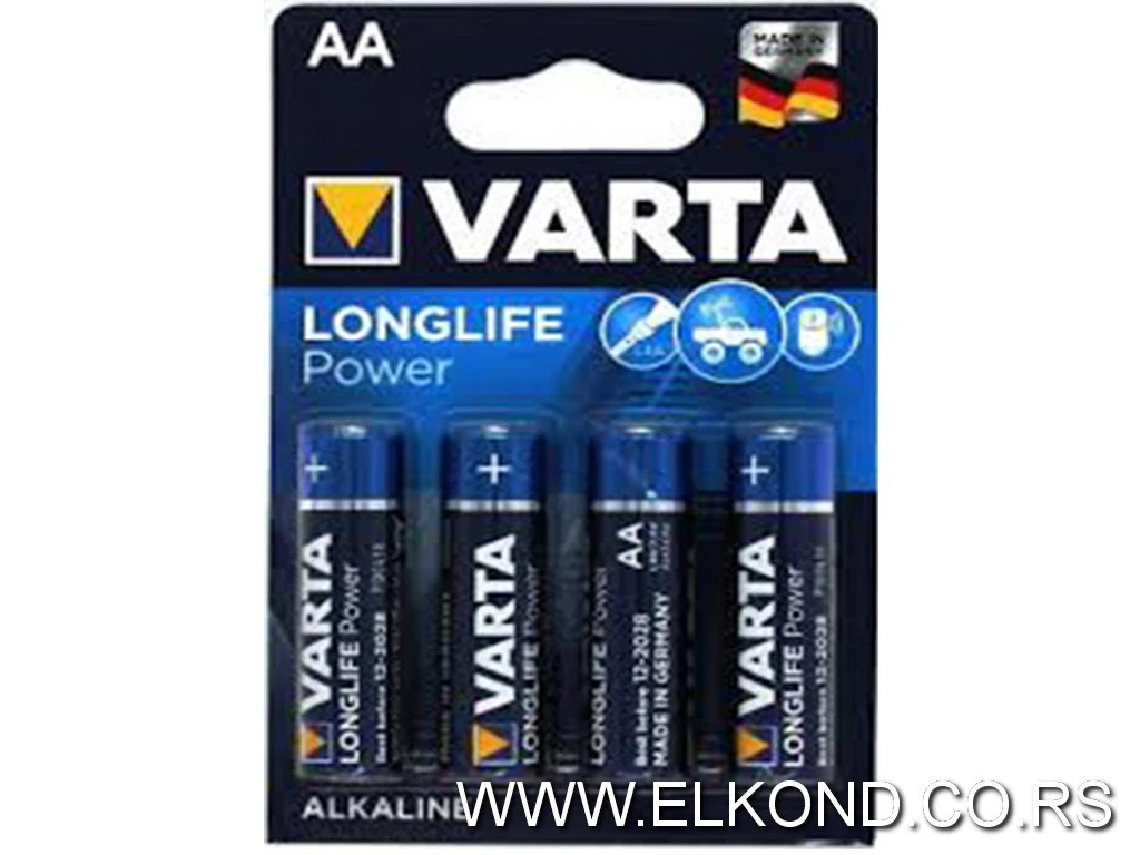 BATERIJA VARTA  AA 1.5V LONGLIFE Power