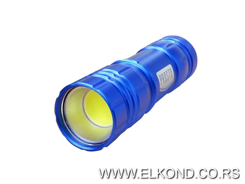 BATERIJSKA LAMPA PLAVA 3W COB LED PL4020