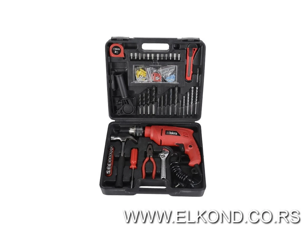 BUŠILICA ELEKTRIČNA GX-BMC002 SET ALATA ISKRA