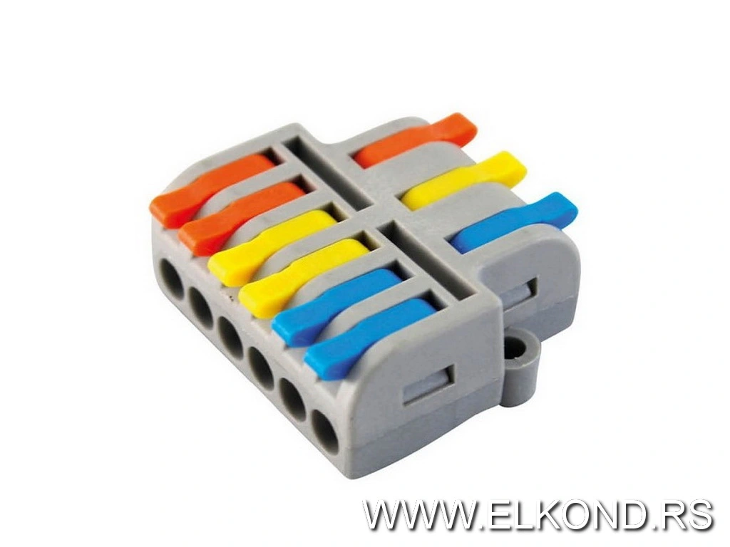 Brza spojnica 0.2-4mm 3/6 WAGO