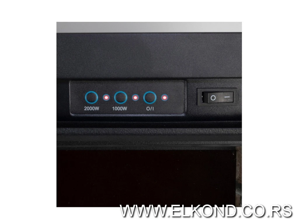 **ELEKTRIČNI UGRADNI KAMIN 1000/2000W FKKI04
