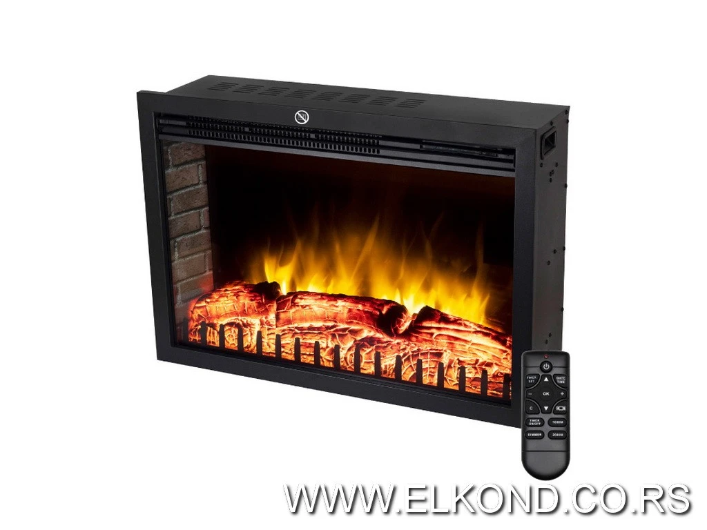 **ELEKTRIČNI UGRADNI KAMIN 1000/2000W FKKI04