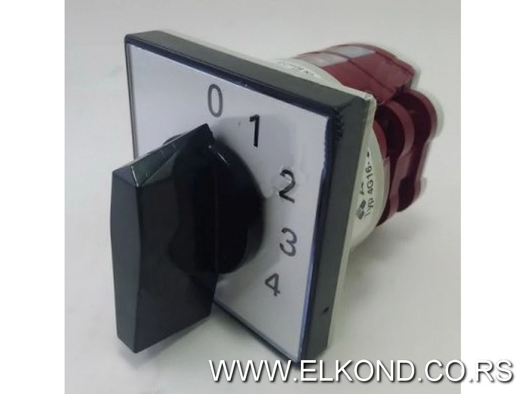 GREBENASTI PREKIDAČ GS16-521U (0-1,2,3,4)