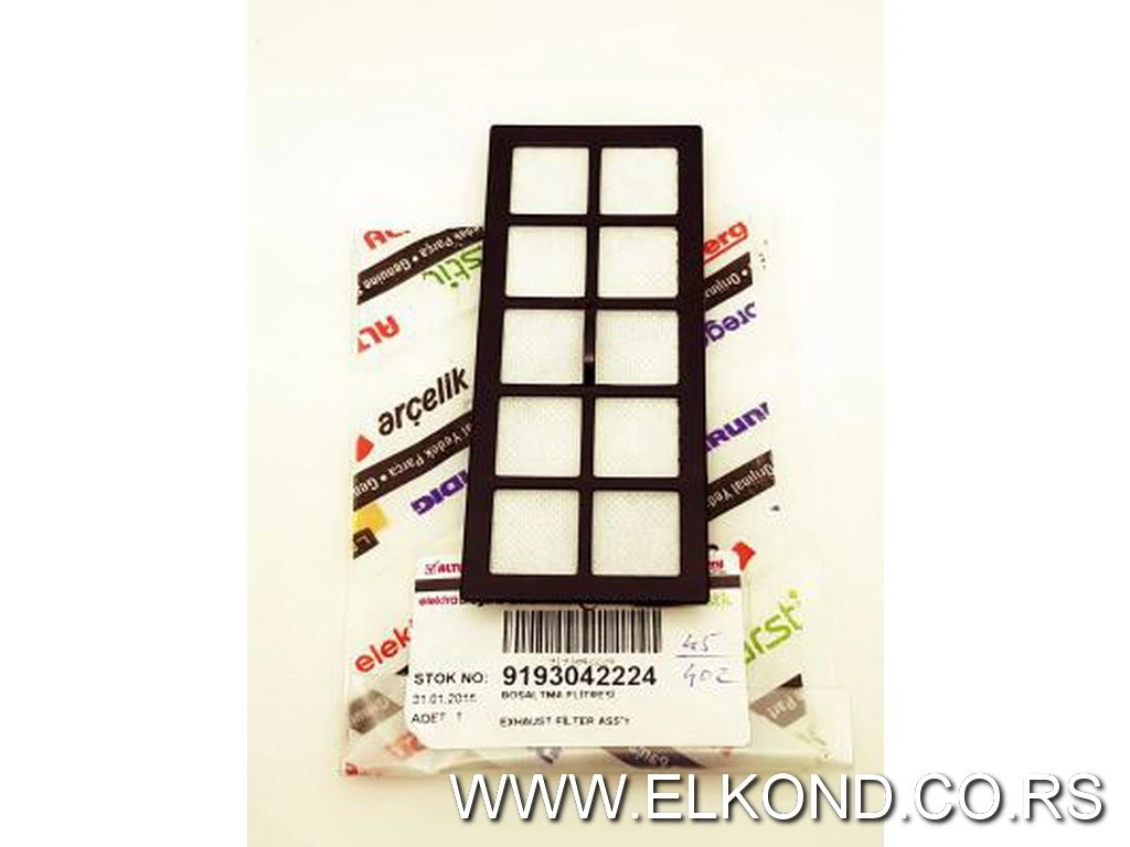 HEPA FILTER USISIVAČA BEKO 9193042224