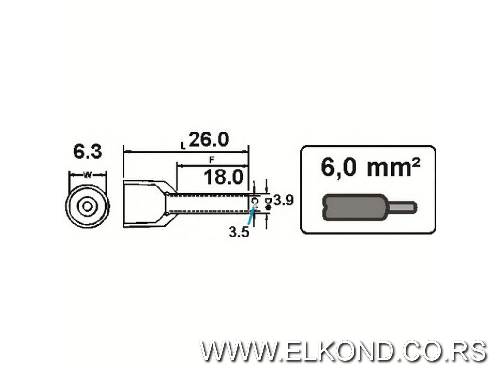 IZOLOVANA ZAVRŠNA HILZNA 6mm ZELENA