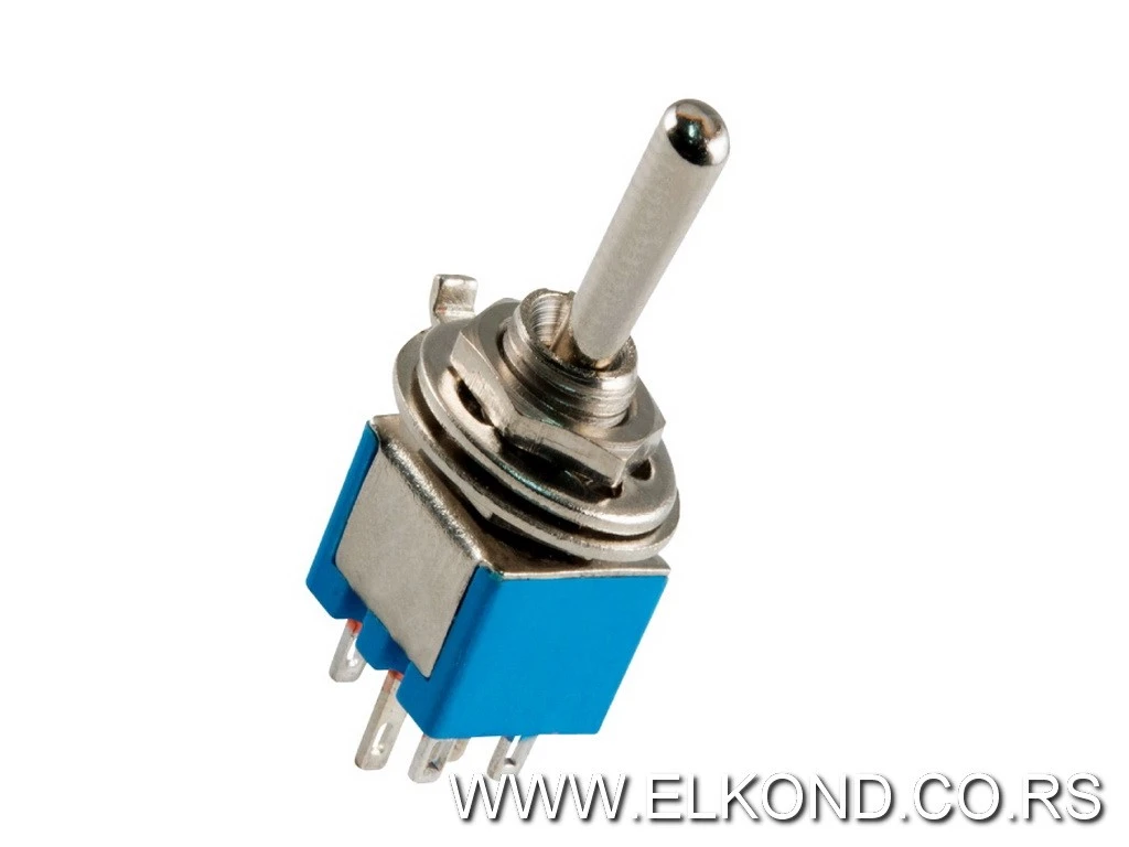 KIP PREKIDAČ FI-6MM 2X3A/250V ST304 1-2