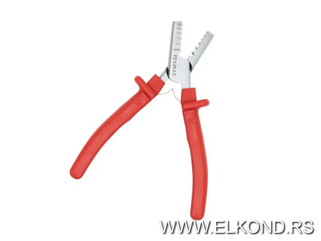 Klešta krimp za čaure 0.25-2.5mm2