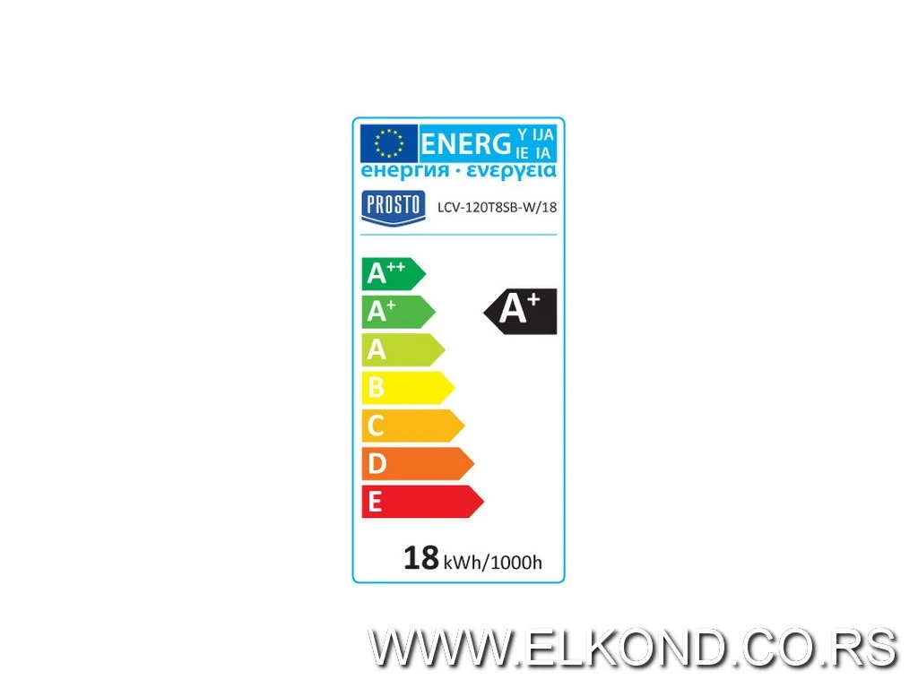 LED CEV 18W 6400K 120cm G13 1600lm DOUBLE END PROSTO