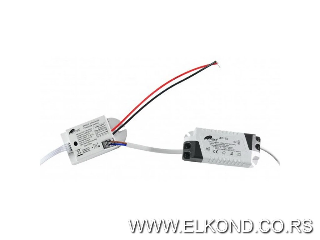 LED PANEL 18W 6500K SA SENZOROM OKRUGLI M18NO-PLS