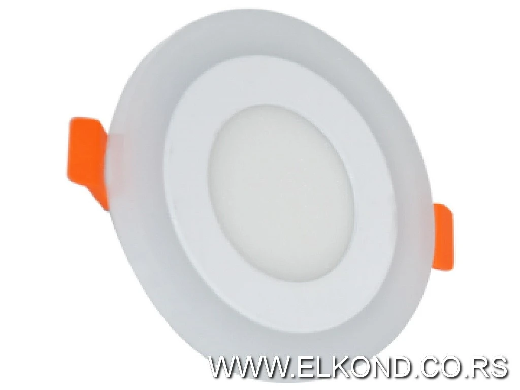 LED PANEL  3+3W 6500K ZELENA OKRUGLI UGRADNI