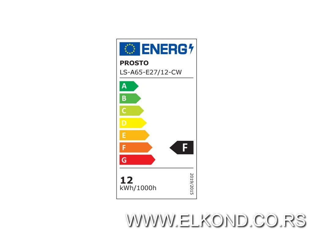 LED SIJALICA 12W E27 5000K 1160lm PROSTO