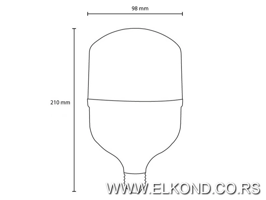 LED SIJALICA 30W E27 6400K PROSTO