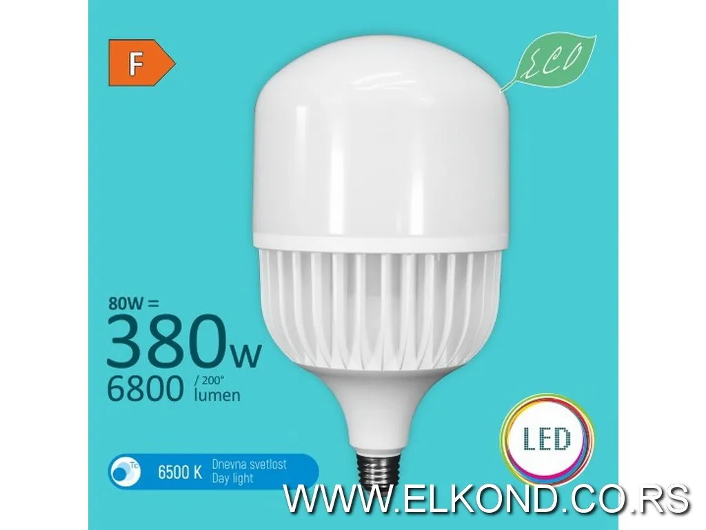 LED SIJALICA 80W E27 6500K T4 LED ECO MITEA LIGHTING