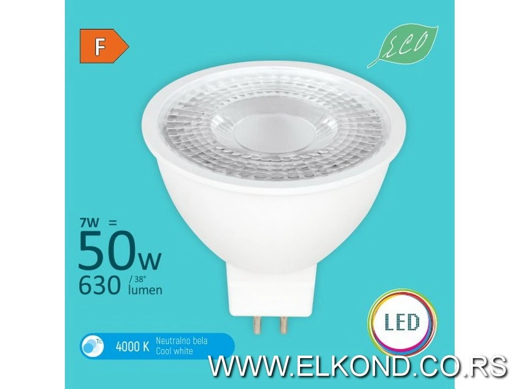 LED SIJALICA  7W GU5.3 4000K M2 MITEA ECO