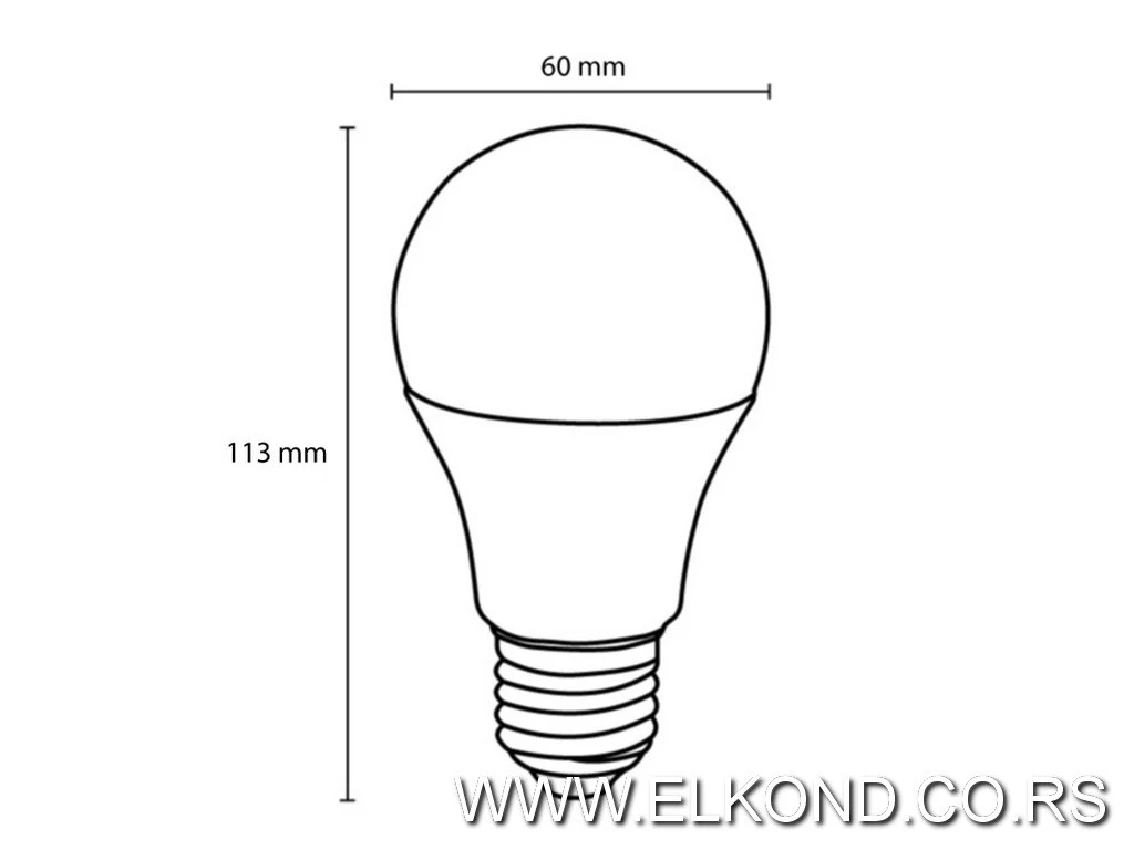 LED SIJALICA  8.5W E27 4000K OSRAM O73381