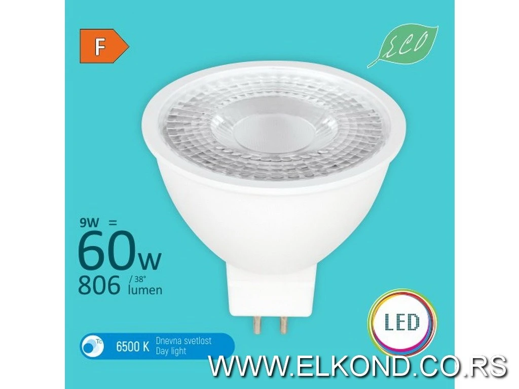 LED SIJALICA  9W GU5.3 6500K M2 MITEA ECO