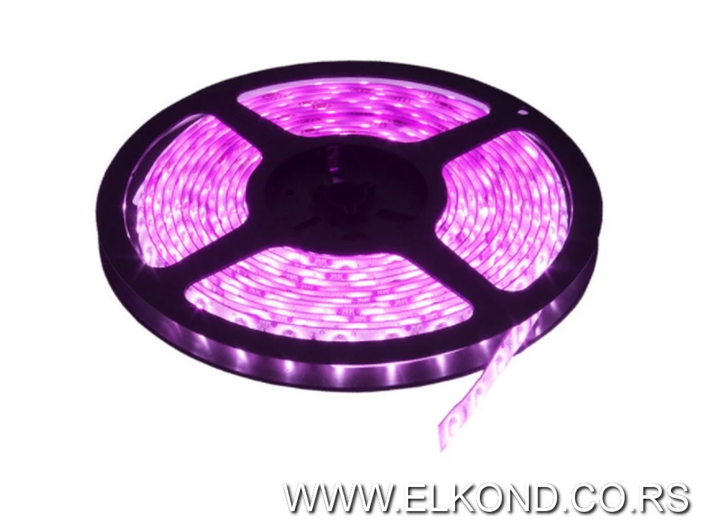 LED TRAKA MLR2835 60LED/1M 12V IP20 PINK