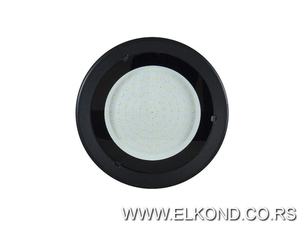 LED VISEĆI REFLEKTOR 100W 8500 lm 6500K PROSTO CRNI