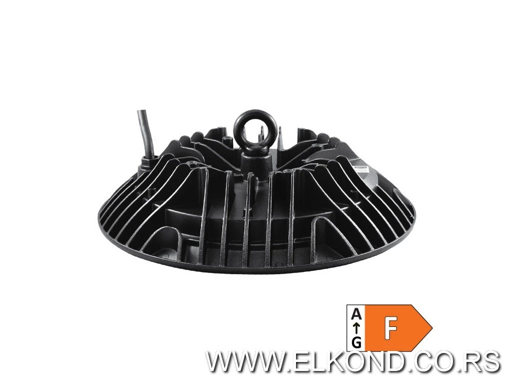 LED VISEĆI REFLEKTOR 150W 12700 lm 6500K PROSTO CRNI