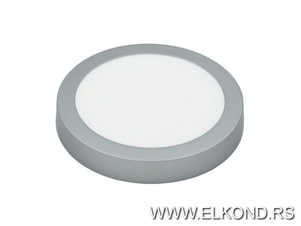 Led panel 18W 3000-6500K okrugli nadgradni srebrni MITEA