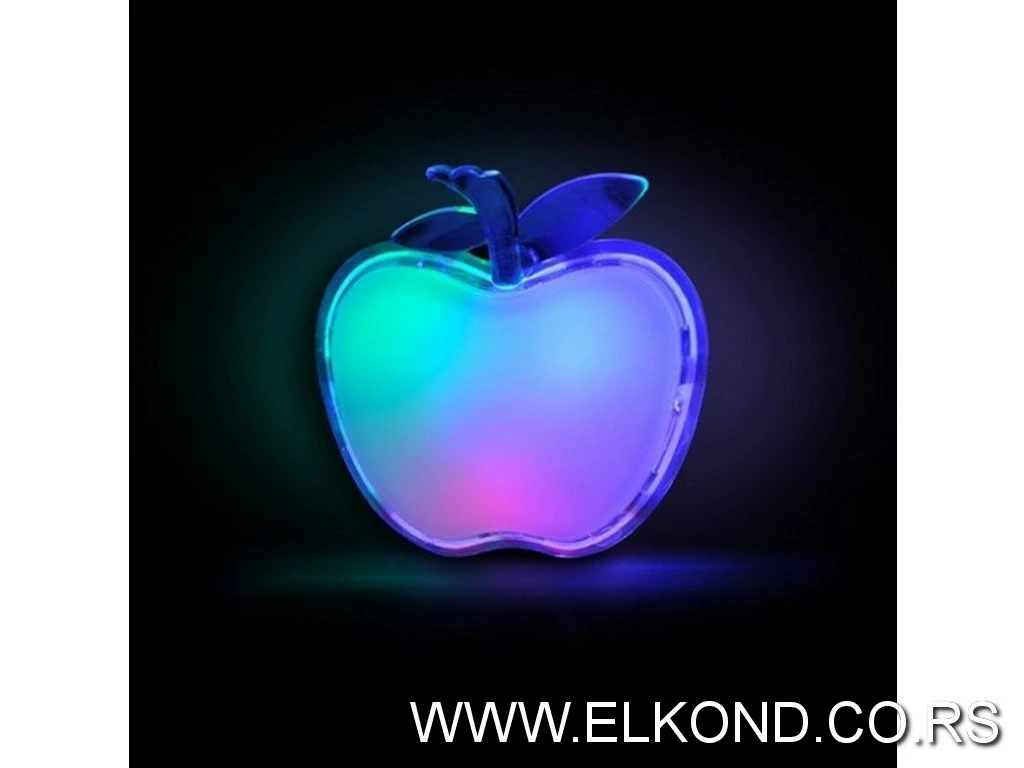 MINI NOĆNA LAMPA M8200L RGB LED JABUKA MITEA